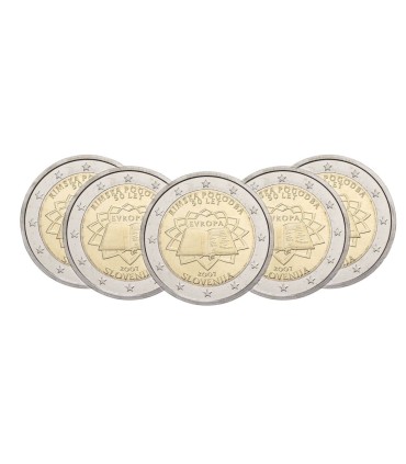 5 x 2 euros Alemanha 2007 Tratado de Roma a,d,f,g,j 41,90 euros