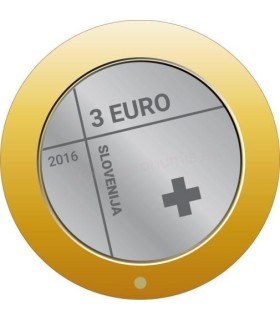 3 Euro Slowenien 2016  6,89 €