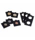 Etuis carton MATRIX, noir autocollants x25  3,95 €