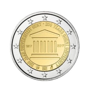 2 euros Bélgica 2017 Universidad de Gante 14,50 euros