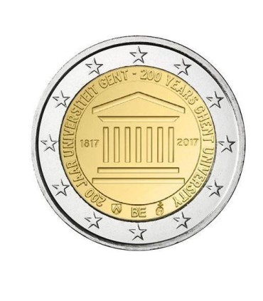 2 euros Bélgica 2017 Universidad de Gante 14,50 euros
