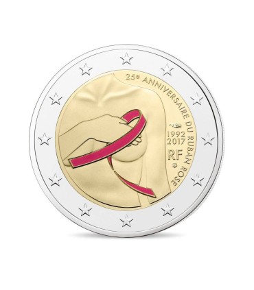 2 Euro BE Francia 2017 Cancro al seno  695,95 €