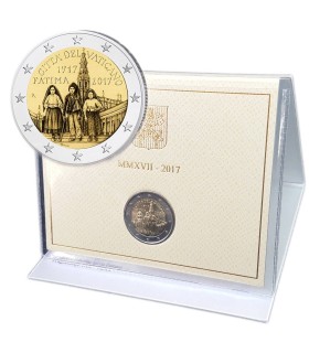 2 Euro Vaticaan 2017 100ste verjaardag van de verschijningen van Fatima €43,95