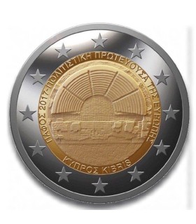2 Euro Chipre 2017 Pafos 4,69 euros