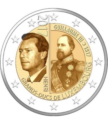 Tarjeta 2 euros Luxemburgo 2017 n°2 € 25.99