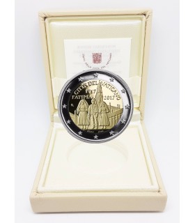 2 Euro BE Vaticano 2017 100º aniversário das aparições de Fátima € 325,00