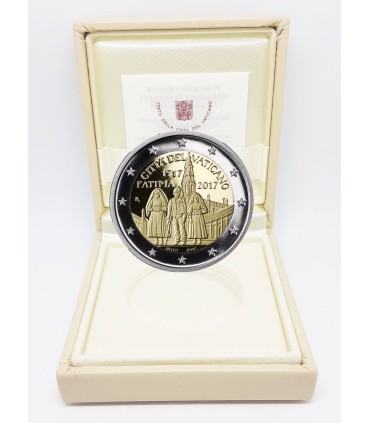 2 Euro BE Vaticaan 2017 100e verjaardag van de verschijningen van Fatima € 325,00
