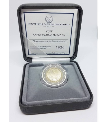 2 euros BE Chipre 2017 Pafos € 34,95