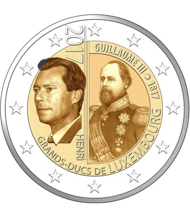 2 Euro Luxemburgo 2017 Gran Duque Guillermo III €5.95