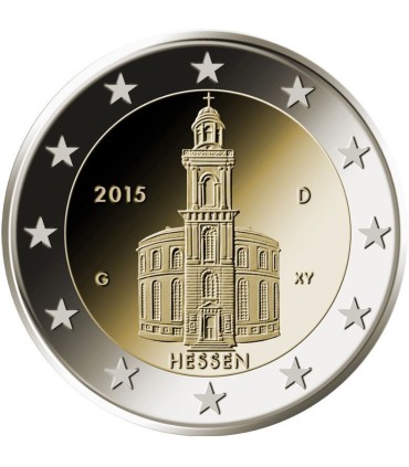 2 Euro Alemanha 2015 Saint Paul 5,49