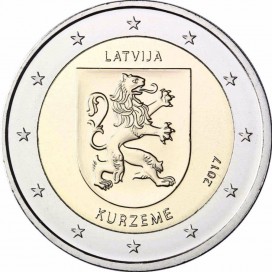 2 Euro Lettonie 2017 Les Armoiries de Kurzeme