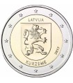 2 Euro Letonia 2017 El escudo de Kurzeme