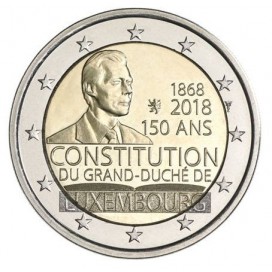 2 Euro Luxembourg 2018 Constitution du Grand-Duché de Luxembourg