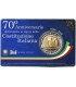 Munt Italië 2018 70 jaar Italiaanse grondwet €14,99