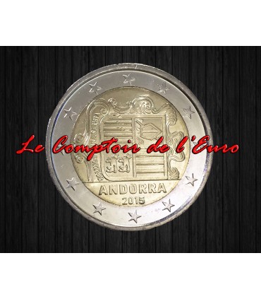 2 euro Andorra actueel 2015 €10,95