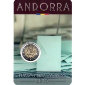 2 Euro Andorra 2015 Majority at 18
