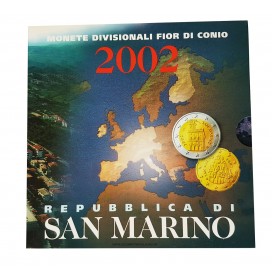 Official Euro Coins set San Marino 2002