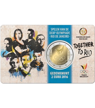 2 Euro Bélgica Jogos Olímpicos de 2016 17,99