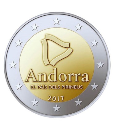 2 Euro Andorra 2017 Pyrenean countries  28,90 €