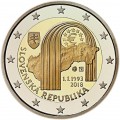 2 Euro Slovaquie 2018 25 ans de la République de Slovaquie
