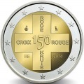 2 euro commémorative Belgique croix rouge 2014
