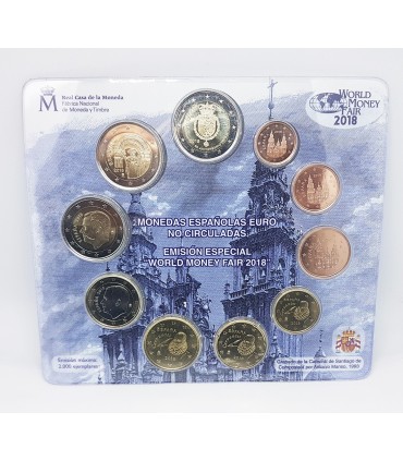 BU Spanje 2018 Wereldgeldbeurs box € 54,95