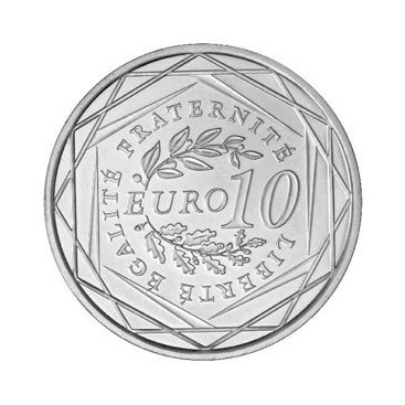 10 Euro Argent 2009 - Auteur: Atelier de Gravure Poids: 12 g 0,42 oz Diamètre: 29 mm 1,14 inch Tirage: 2 000 000 Métal: Argent