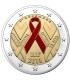2 euro herdenkingskaart BE Frankrijk 2014-SIDA € 249,00