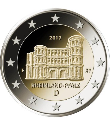 5 x 2 Euro Alemanha 2017 Porta Nigra 18,90