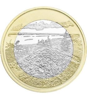 5 Euro Finlandia 2018 PAESAGGI NAZIONALI FINLANDESI  8,50 €