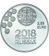 2.5 Euro Portogallo 2018 Coppa del Mondo di calcio  5,50 €