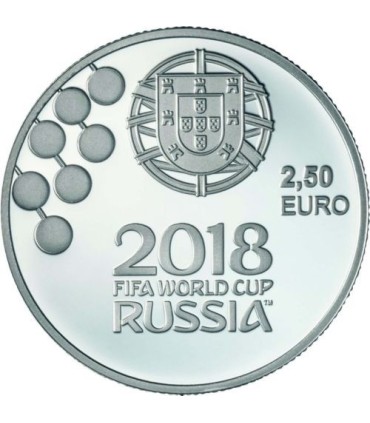 2.5 Euro Portugal 2018 Wereldkampioenschap voetbal €5.50