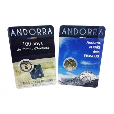 Pack 2 x 2 Euro andorre 2017