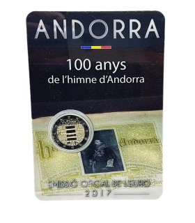 2 Euro Andorra 2017 100 jaar Andoriaans volkslied €28,90