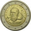 2 euro commemorative Italie 2014-Galilée - 2 Euro Commémorative Italie 2014 Thème : 450ème anniversaire de la naissance de Galil