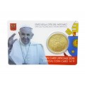 Coincard 50 cents Vatican 2018