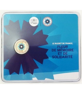 Coincard 2 Euro Frankreich 2018 Kornblume  19,95 €