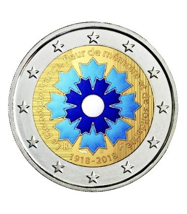 Tarjeta 2 Euro Francia 2018 Bleuet €19.95