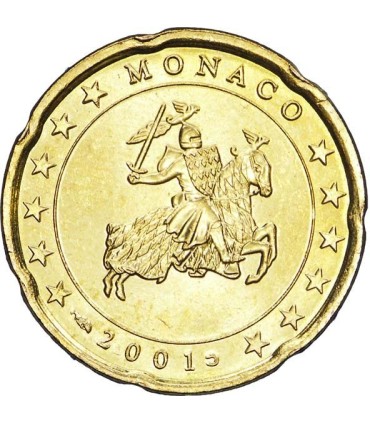 20 céntimos Mónaco 2001 14,95