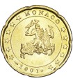 20 centesimi Monaco 2001