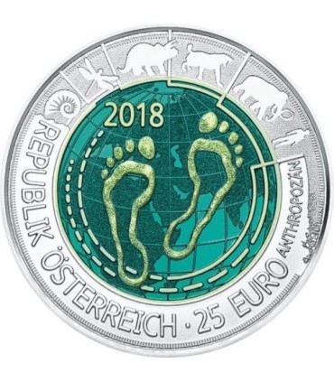 25 euros Áustria Nobium 2018 €89.95