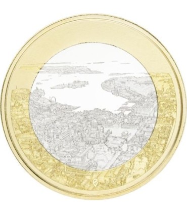 5 euros Finlândia 2018 HELSINKY NATIONAL MARINE PARK 8,50 euros