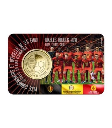 Coincard 2,50 Euro Belgio 2018  13,95 €