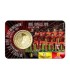 Cartão de moedas de 2,50 euros Flamengo Bélgica 2018 € 15,95