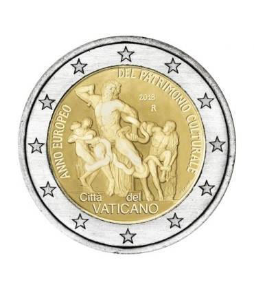 2 Euro Vaticano 2018 Patrimonio culturale  36,95 €