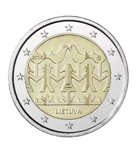 2 Euro Lituânia 2018 - Canções e danças 4,45 euros