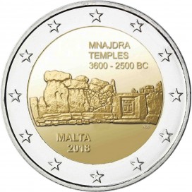 2 Euro Malte 2018 Mnajdra