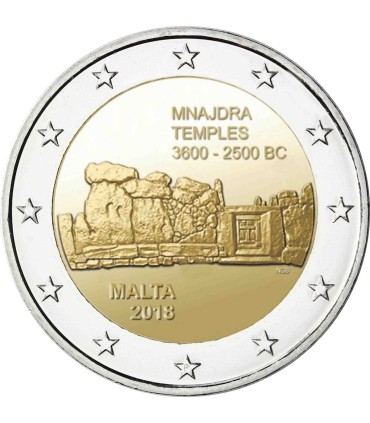 Munt 2 Euro Malta 2018 Mnajdra €19,95