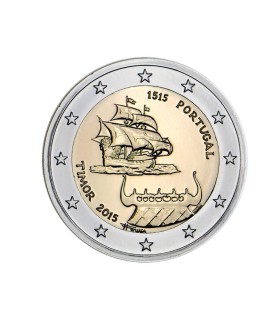 2 Euros Portugal 2015 - Cambio con Timor €5.19
