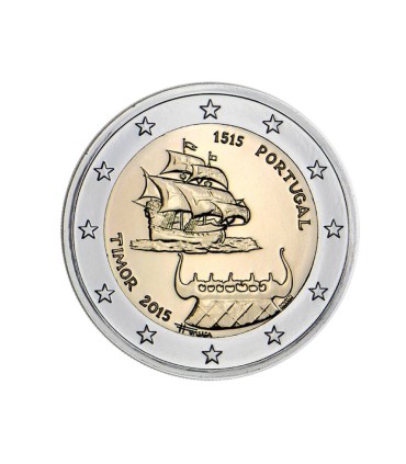 2 Euro Portugal 2015 - Austausch mit Timor  5,19 €